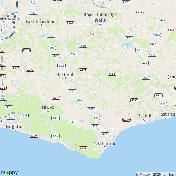 Map Polegate map of Polegate (BN26 6) and practical information